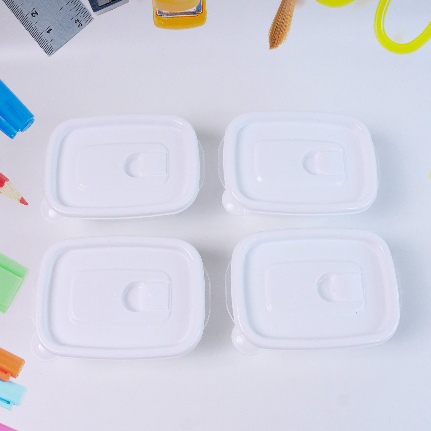 Food Storage Containers-microwave (4 Pc400ml) Food Storage Containers-microwave (4 Pc400ml)
